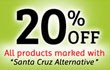 Abgent offers discount on all products marked with Santa Cruz alternative